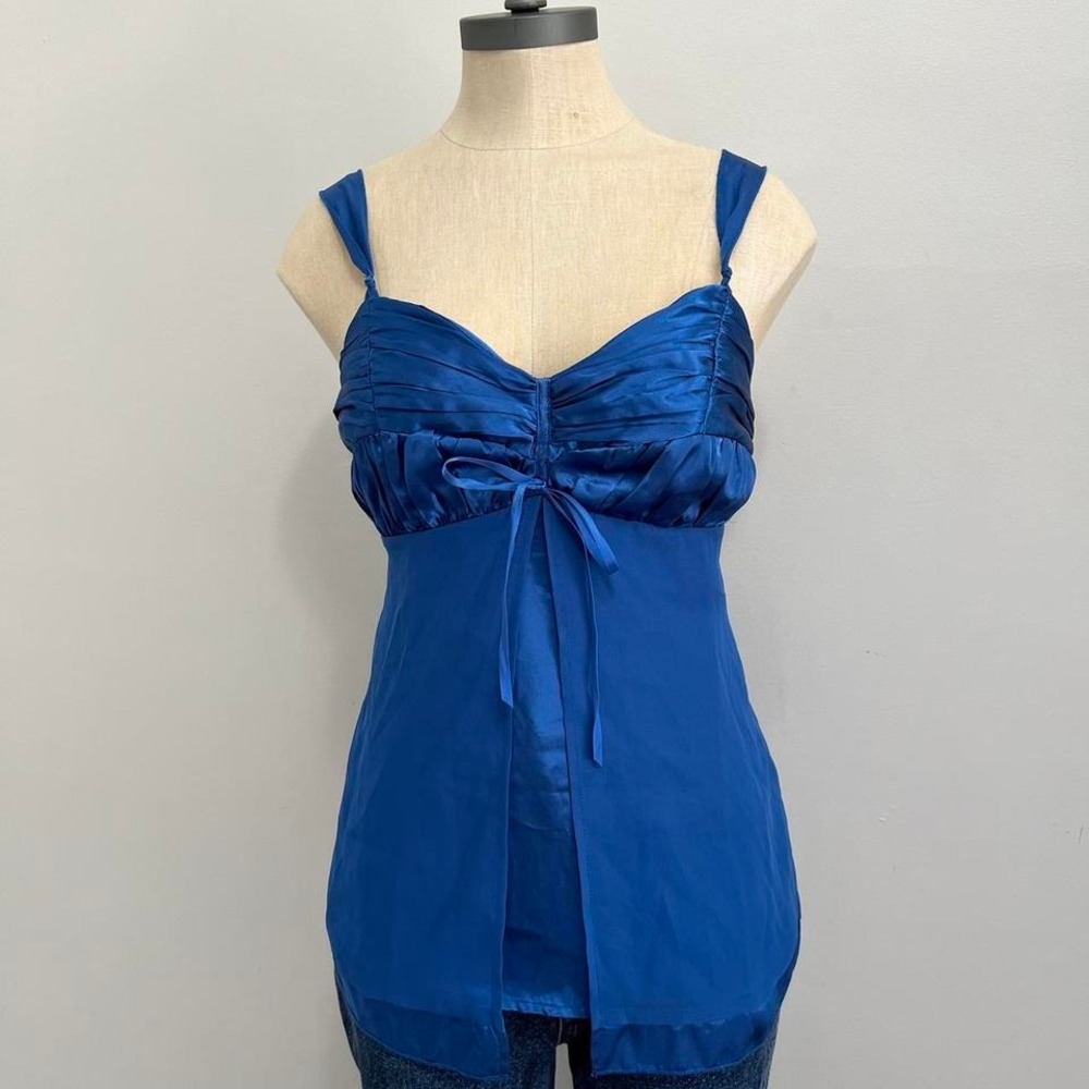 Royal blue vintage tank top